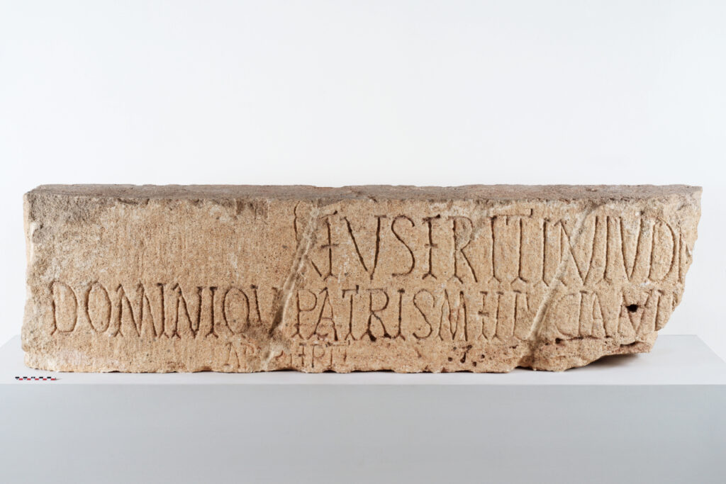 _2 Iscrizione funeraria Età tardoantica (IV-V sec. d.C.) Pietra locale Inv. 18.S273-1.3267