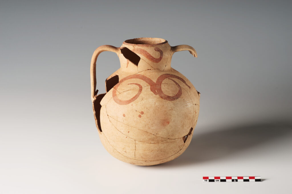 Anfora decorata con motivi a spirale Patù - Chiesa di San Giovanni XII sec. d.C. Inv. 28329