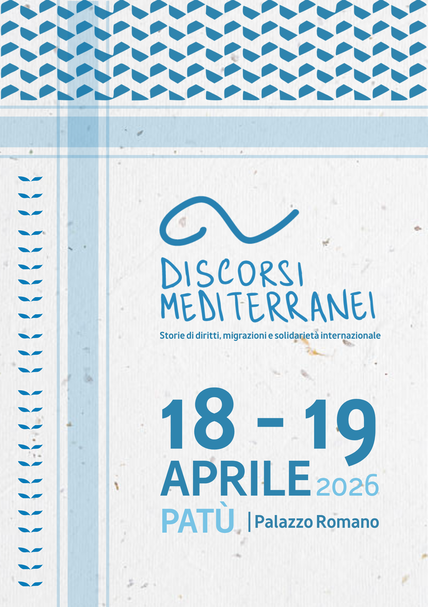 Discorsi Mediterranei - 18 e 19 Aprile 2026