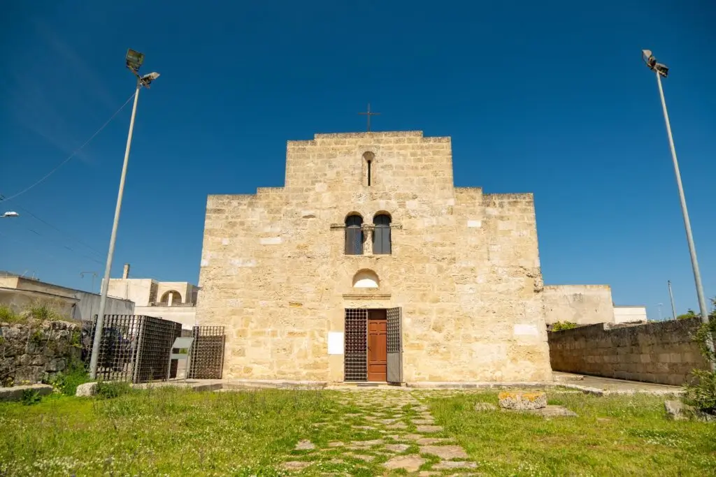 Facciata della Chiesa di San Giovanni Battista a Patù