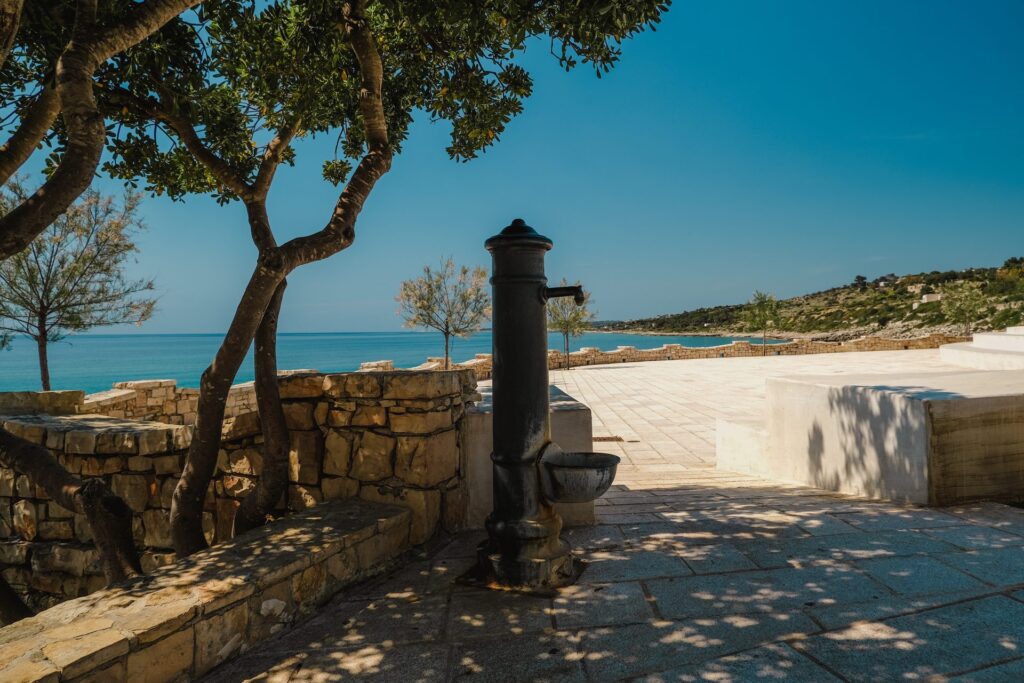 Il belvedere sul mare di San Gregorio, Patù